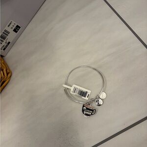 Alex and Ani Silver Queen Charm Bracelet